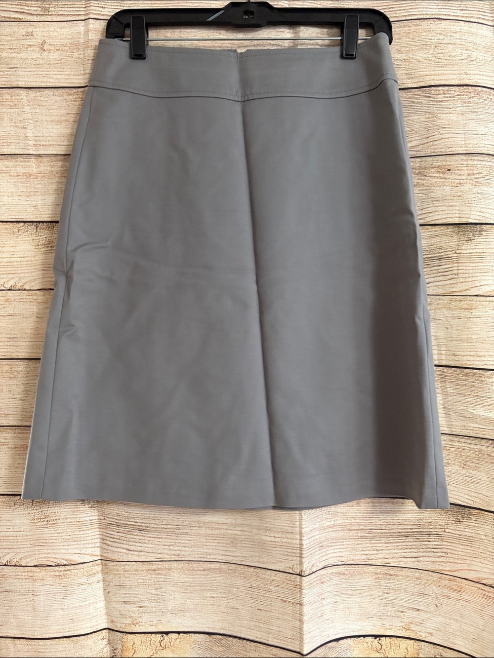 Banana Republic Gracious Gray A-Line Stretch Skirt